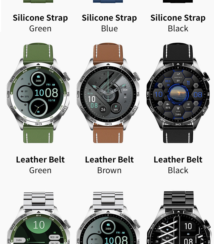 KM29 Smartwatch | 1.43" AMOLED Round Screen, Bluetooth Call, Waterproof, Health Tracking