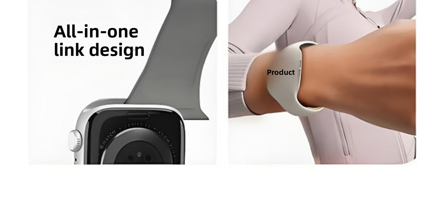 Liquid Silicone Sport Band for Apple Watch S10/S9/S8 – Soft, Durable, Official Style