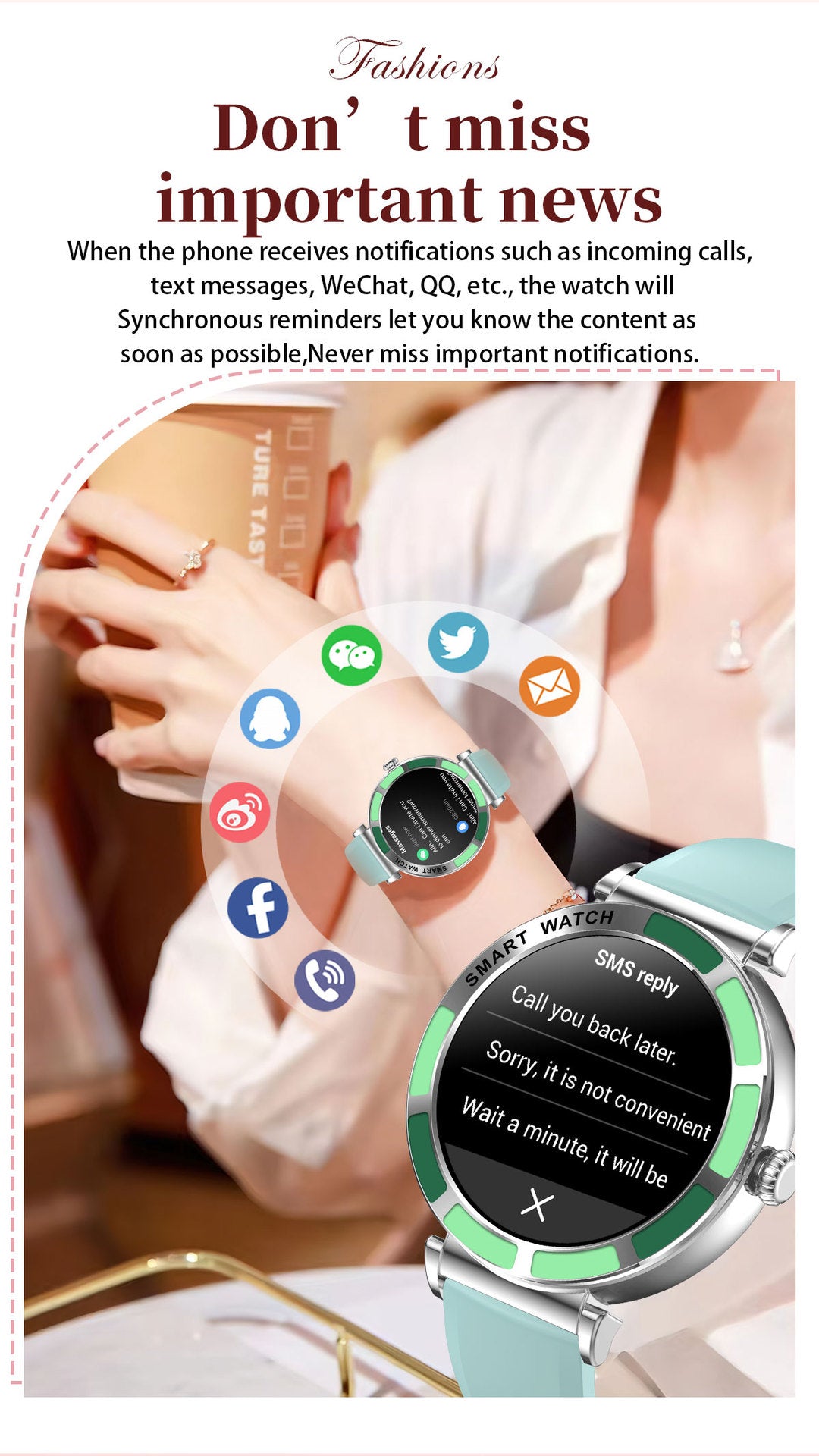 H20 Smart Watch – 1.69″ HD Screen, Bluetooth Calls & Waterproof Fitness Tracker