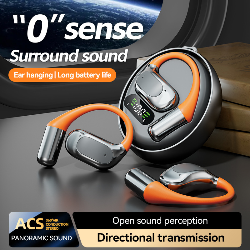 M113 Rotating OWS AI Translation Wireless Earbuds – Noise Cancelling Over-Ear Bluetooth Sports Earbuds