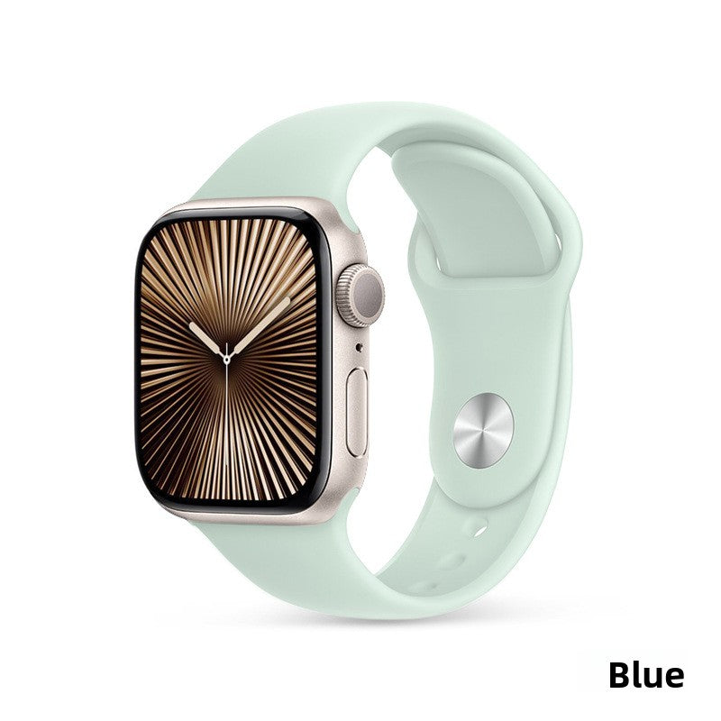 Liquid Silicone Sport Band for Apple Watch S10/S9/S8 – Soft, Durable, Official Style