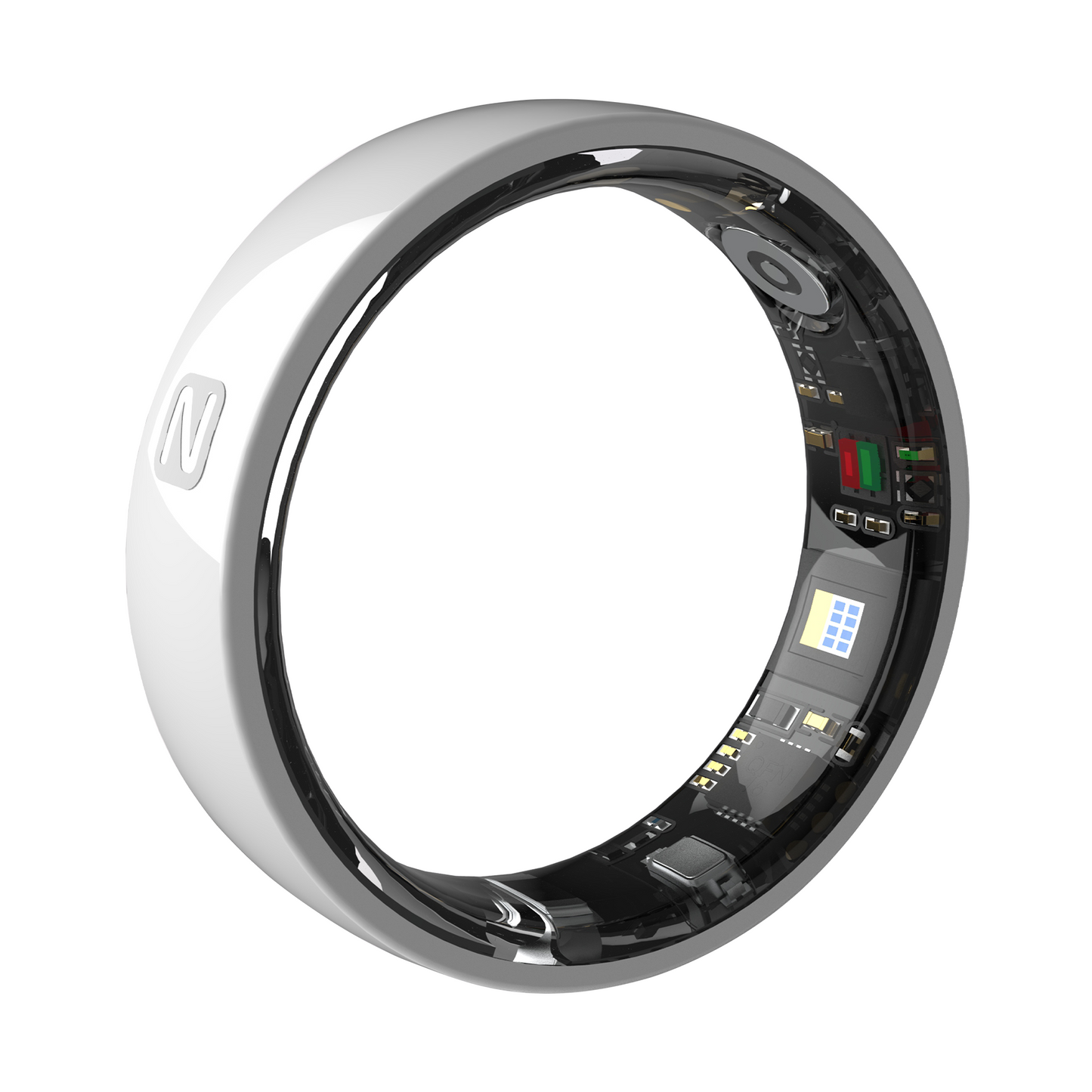 R8 Ceramic Smart Ring – Heart Rate, Blood Oxygen & Sleep Tracking