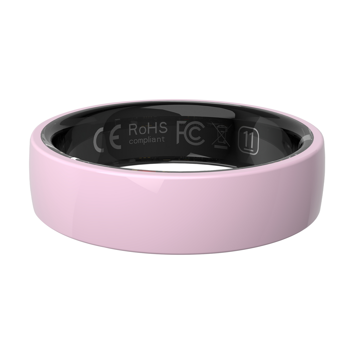 R8 Ceramic Smart Ring – Heart Rate, Blood Oxygen & Sleep Tracking
