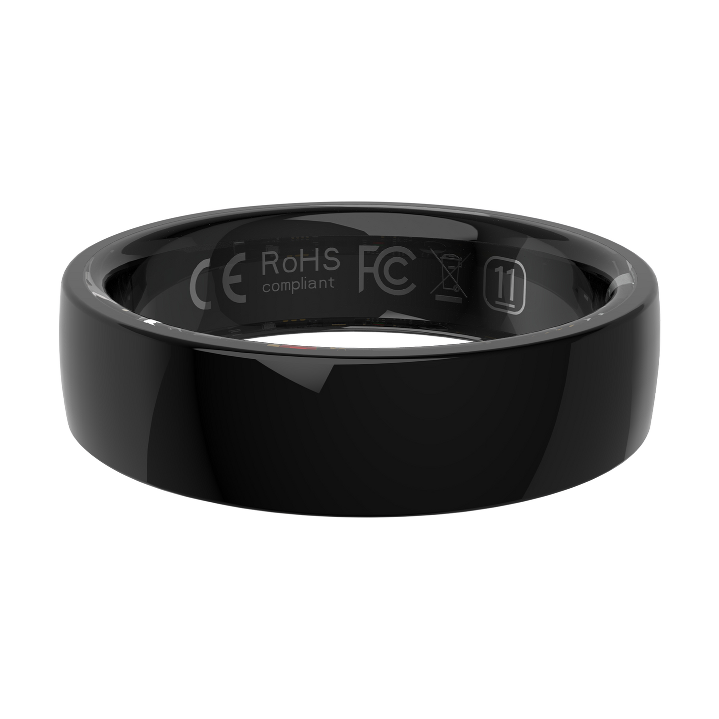 R8 Ceramic Smart Ring – Heart Rate, Blood Oxygen & Sleep Tracking