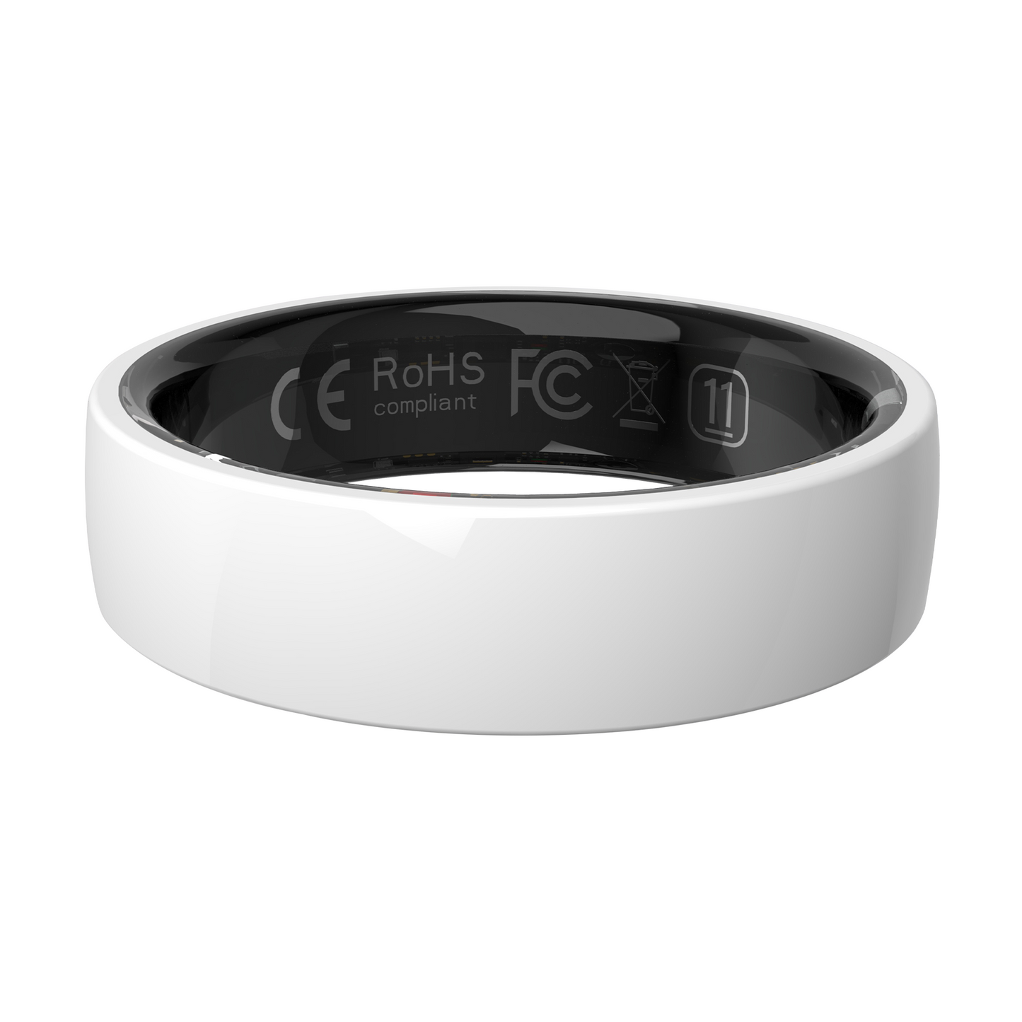 R8 Ceramic Smart Ring – Heart Rate, Blood Oxygen & Sleep Tracking