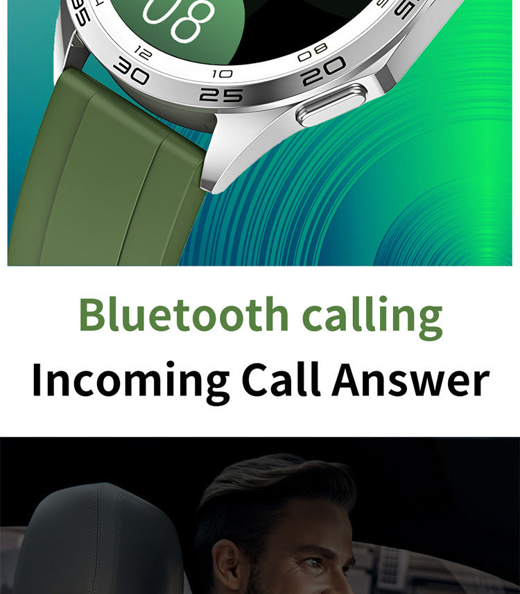 KM29 Smartwatch | 1.43" AMOLED Round Screen, Bluetooth Call, Waterproof, Health Tracking