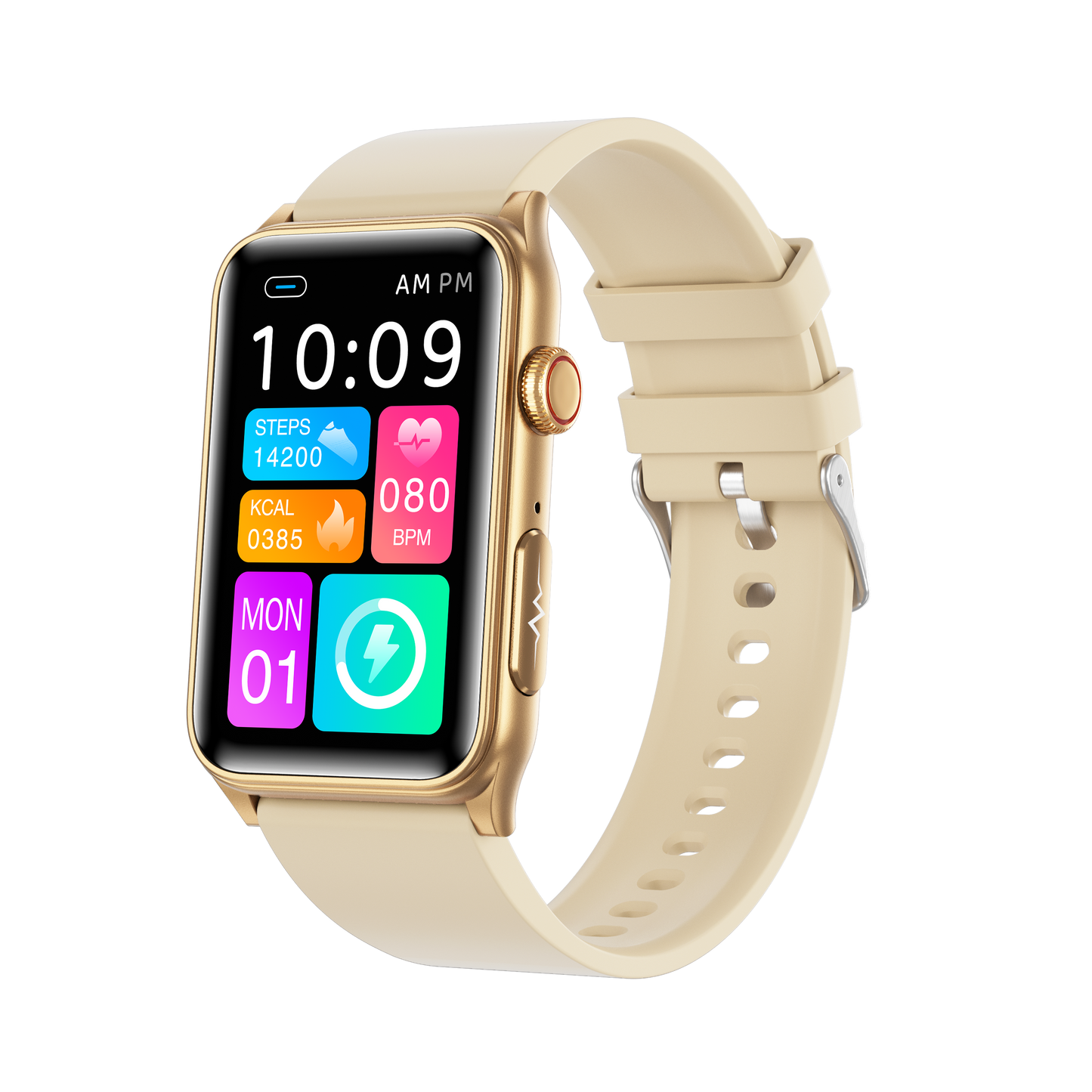 G50 Smartwatch – Non-Invasive Blood Glucose, Heart Rate & Blood Oxygen Health Monitor with Bluetooth Sports Functions