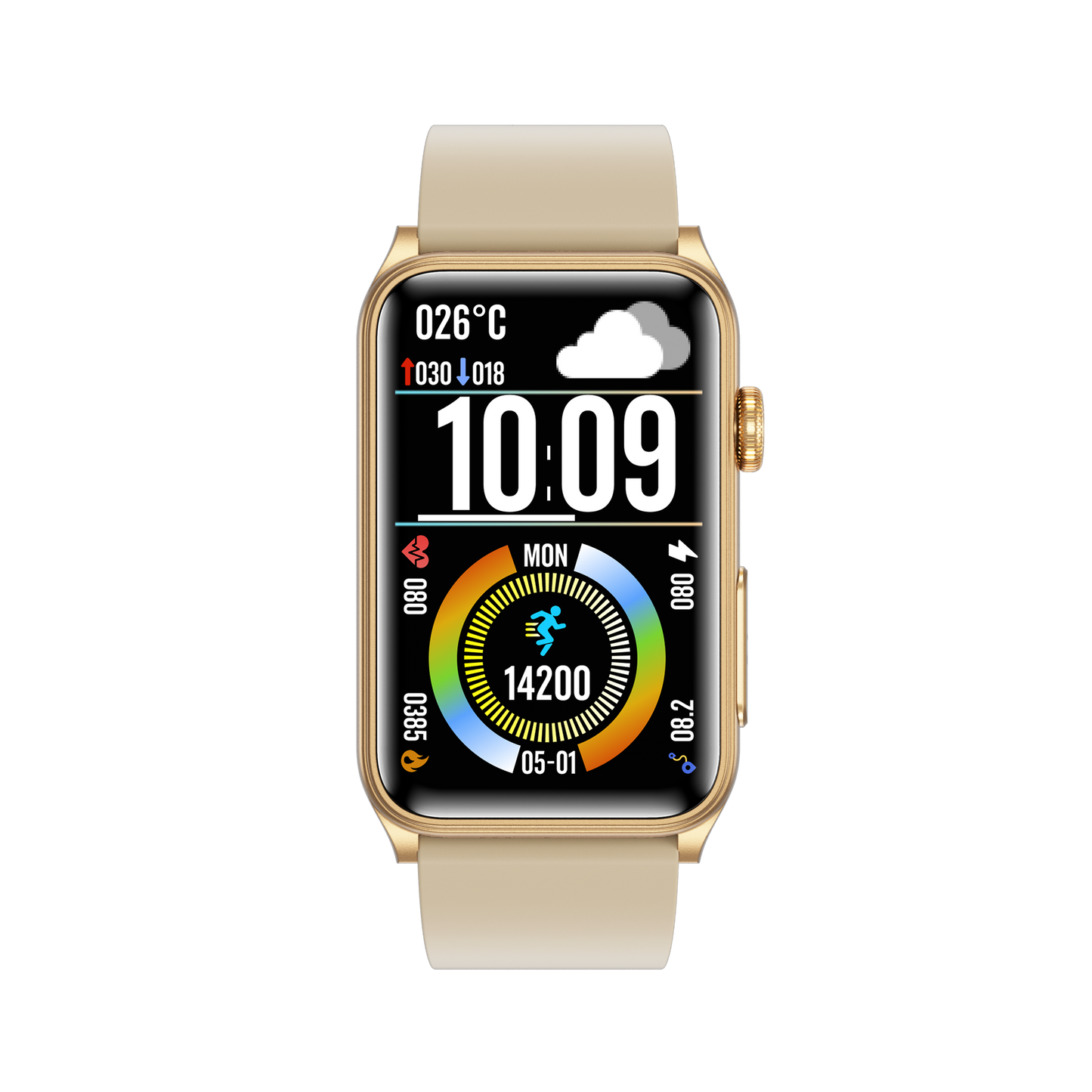G50 Smartwatch – Non-Invasive Blood Glucose, Heart Rate & Blood Oxygen Health Monitor with Bluetooth Sports Functions