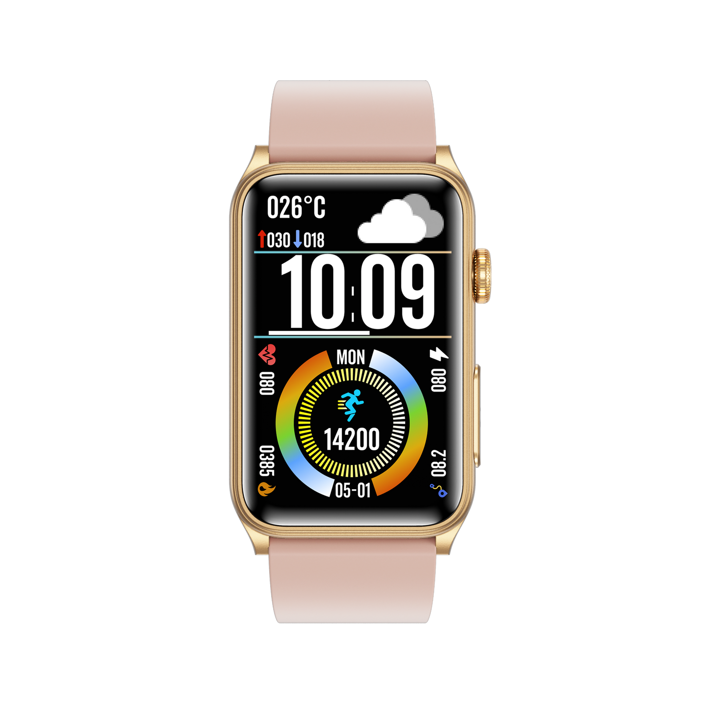 G50 Smartwatch – Non-Invasive Blood Glucose, Heart Rate & Blood Oxygen Health Monitor with Bluetooth Sports Functions