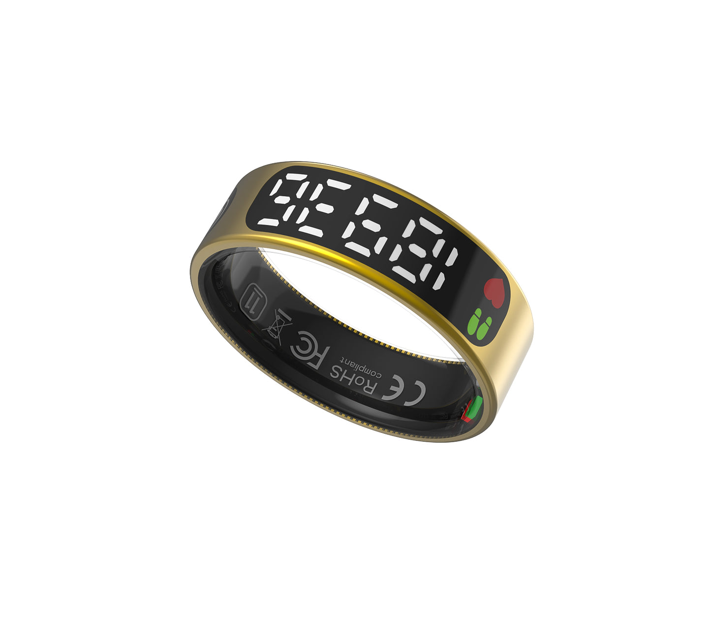 R9 Smart Ring – Touchscreen ECG, Heart Rate & Blood Oxygen Monitor