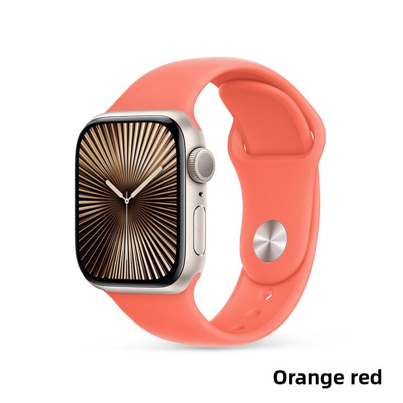 Liquid Silicone Sport Band for Apple Watch S10/S9/S8 – Soft, Durable, Official Style