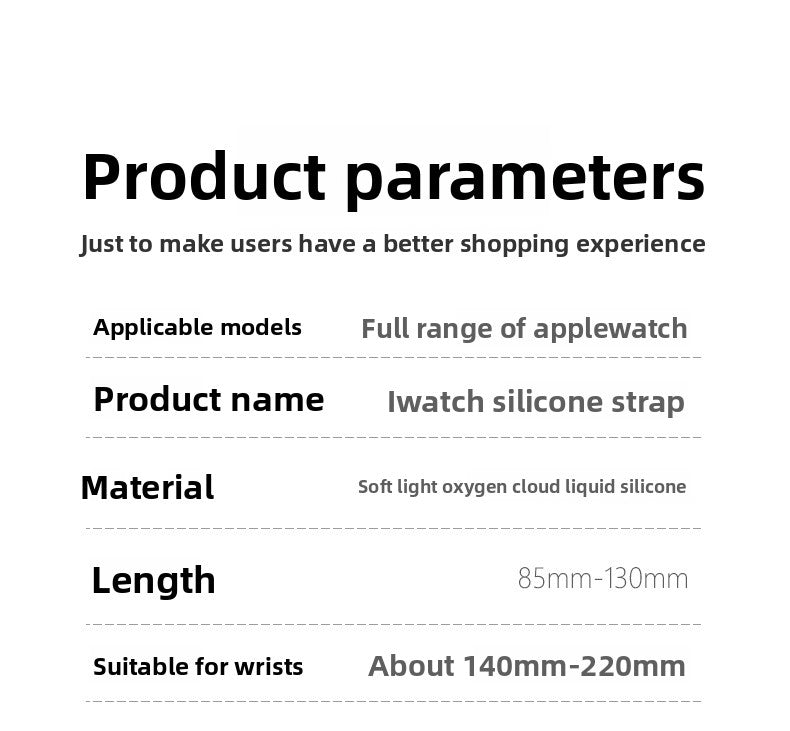 Liquid Silicone Sport Band for Apple Watch S10/S9/S8 – Soft, Durable, Official Style