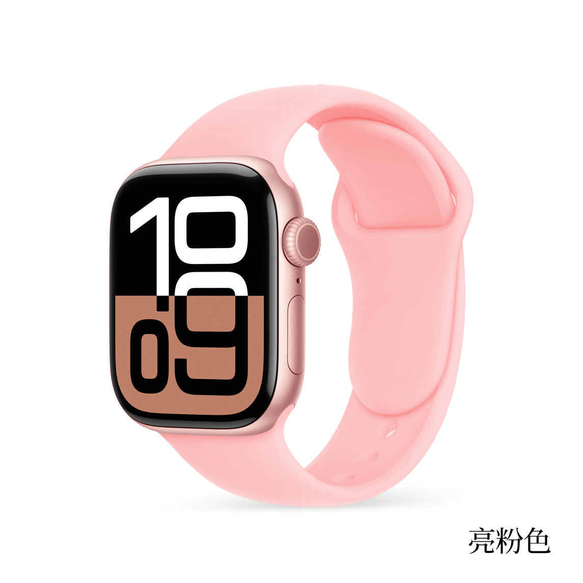 Liquid Silicone Sport Band for Apple Watch S10/S9/S8 – Soft, Durable, Official Style