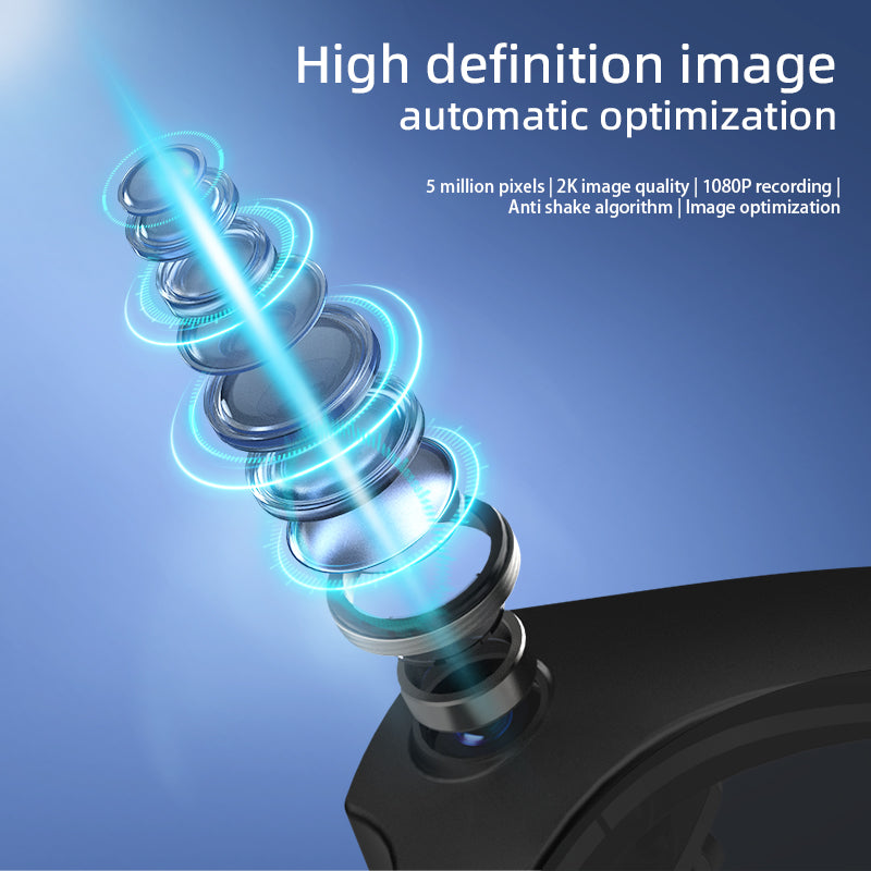 V03 AI Photography Glasses – 5MP Camera, Object Recognition & Voice Translation