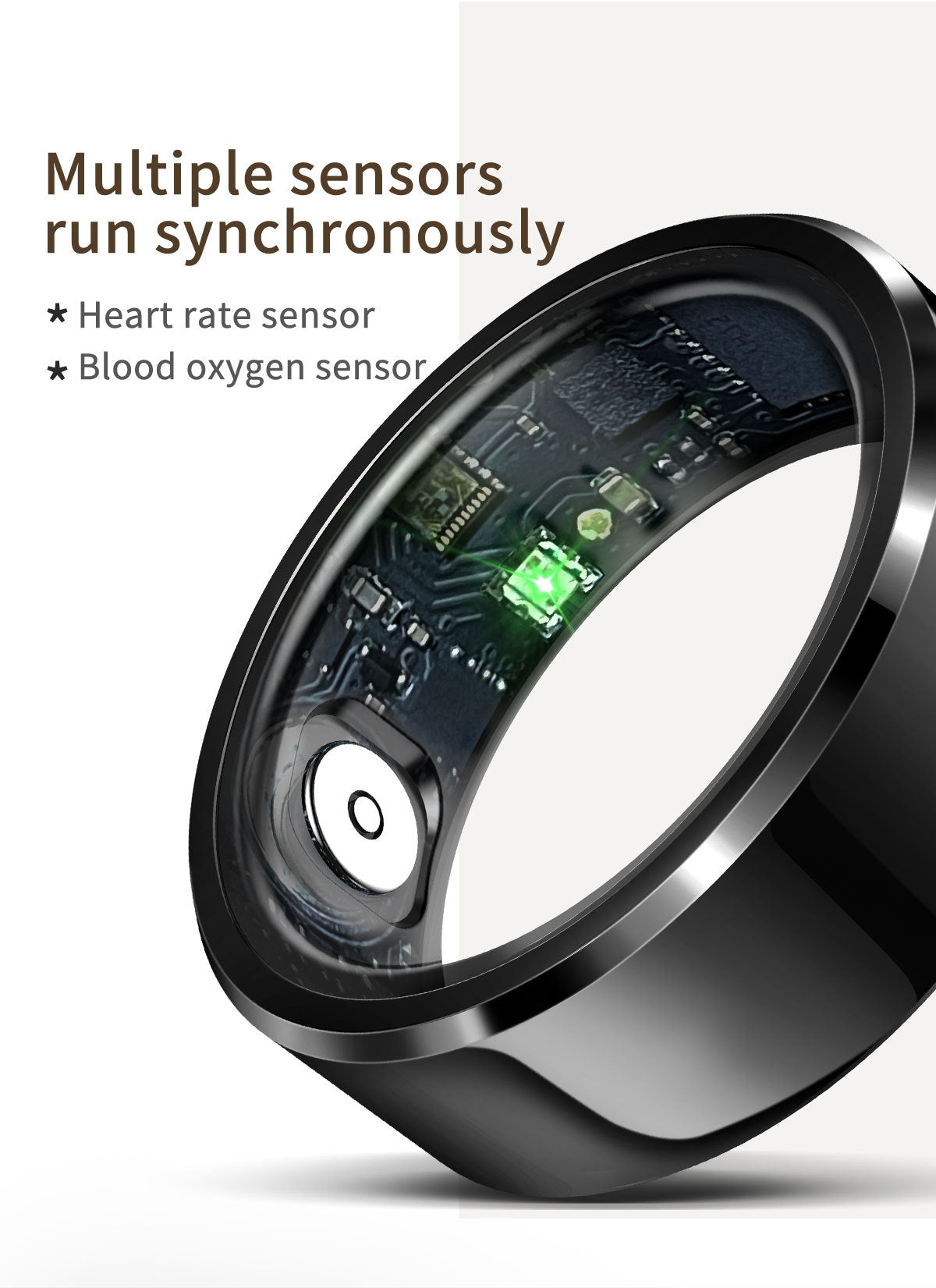 R6 Smart Ring – Heart Rate, Blood Pressure & Sleep Tracker