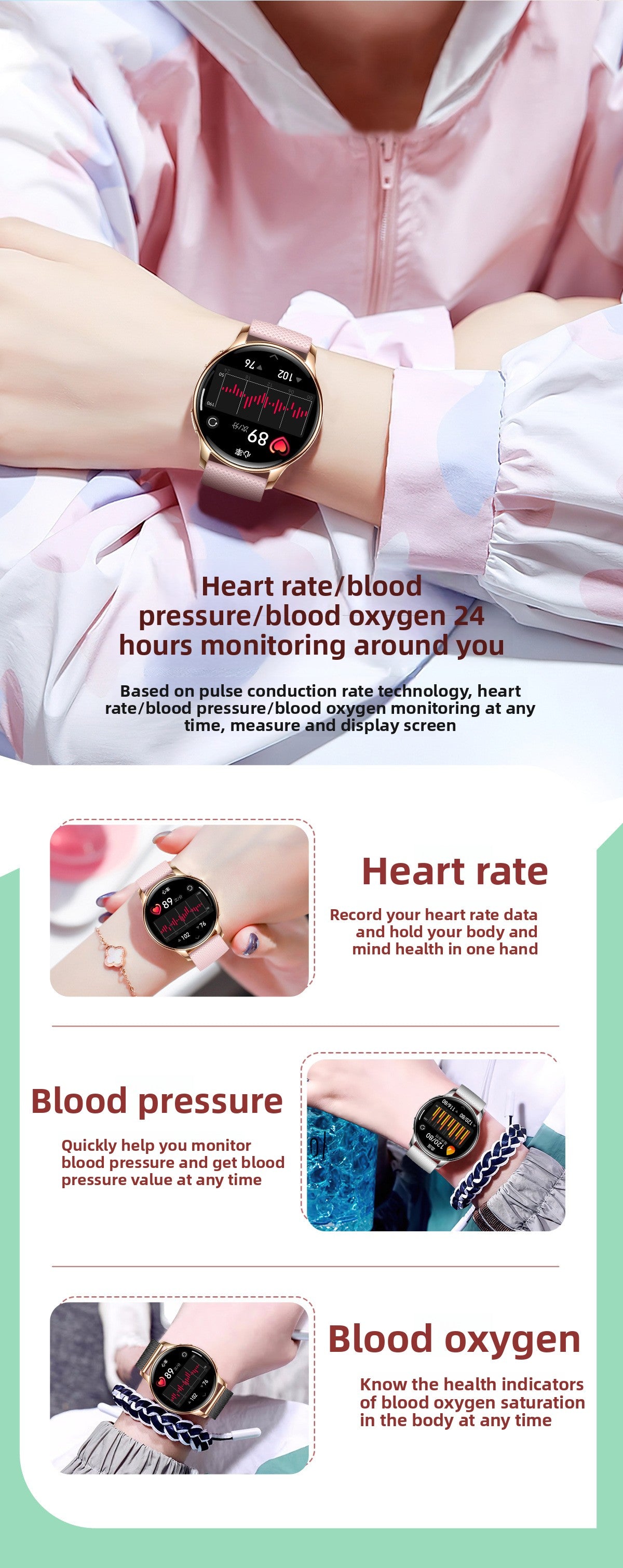 Y11 Elegant Smartwatch for Women | AMOLED Round Screen, Bluetooth Calling, Health & Fitness Monitor