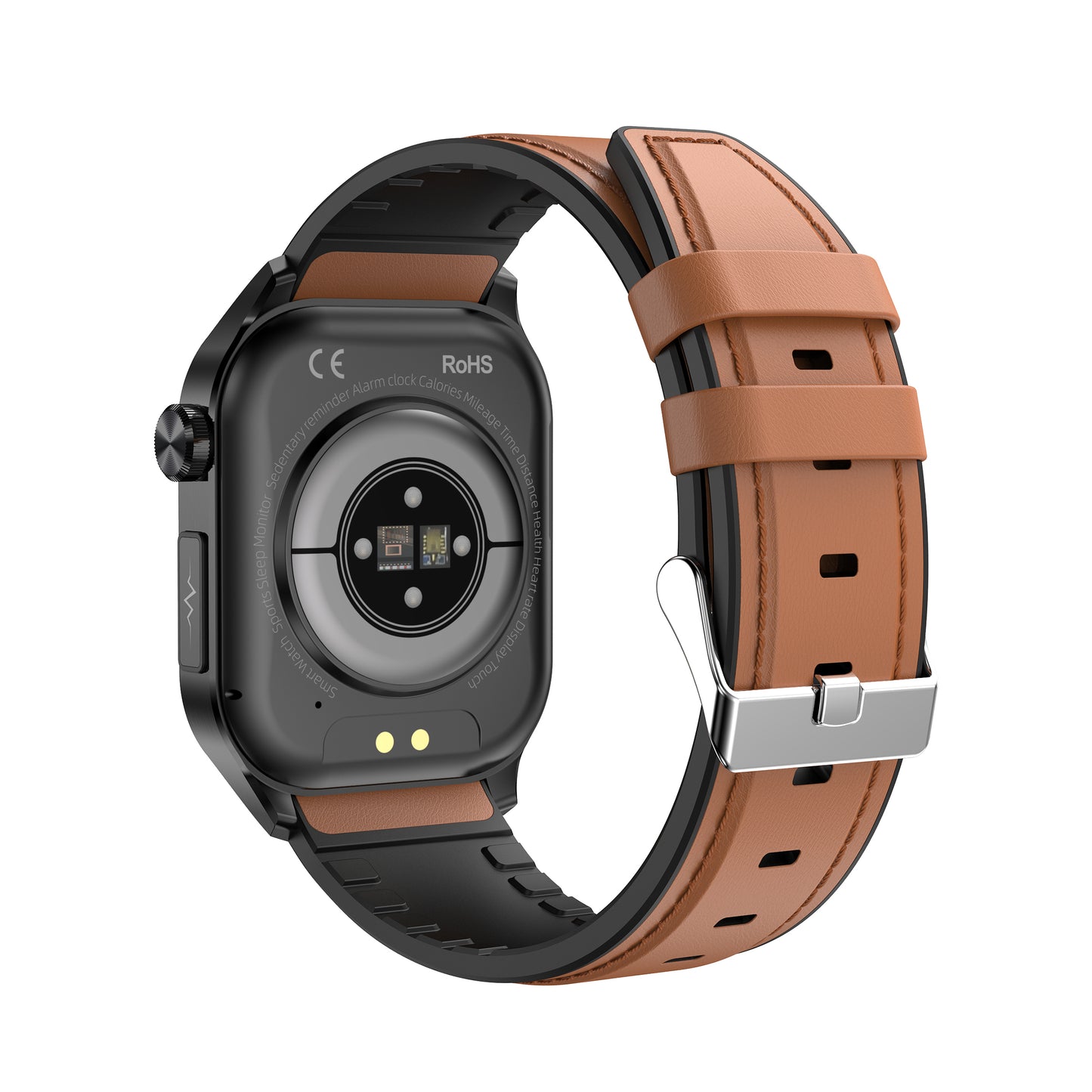 ET580 Smartwatch – Non-Invasive Blood Glucose, Body Temperature, Body Fat, Blood Pressure & Heart Rate Monitoring with Bluetooth Call
