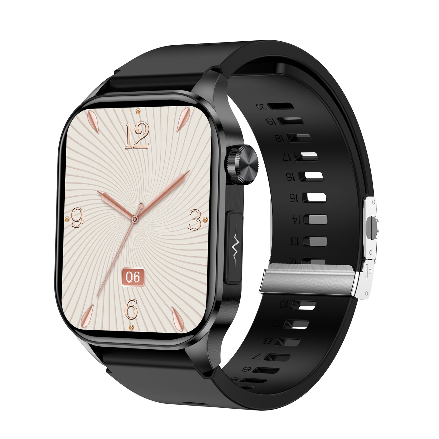 ET580 Smartwatch – Non-Invasive Blood Glucose, Body Temperature, Body Fat, Blood Pressure & Heart Rate Monitoring with Bluetooth Call