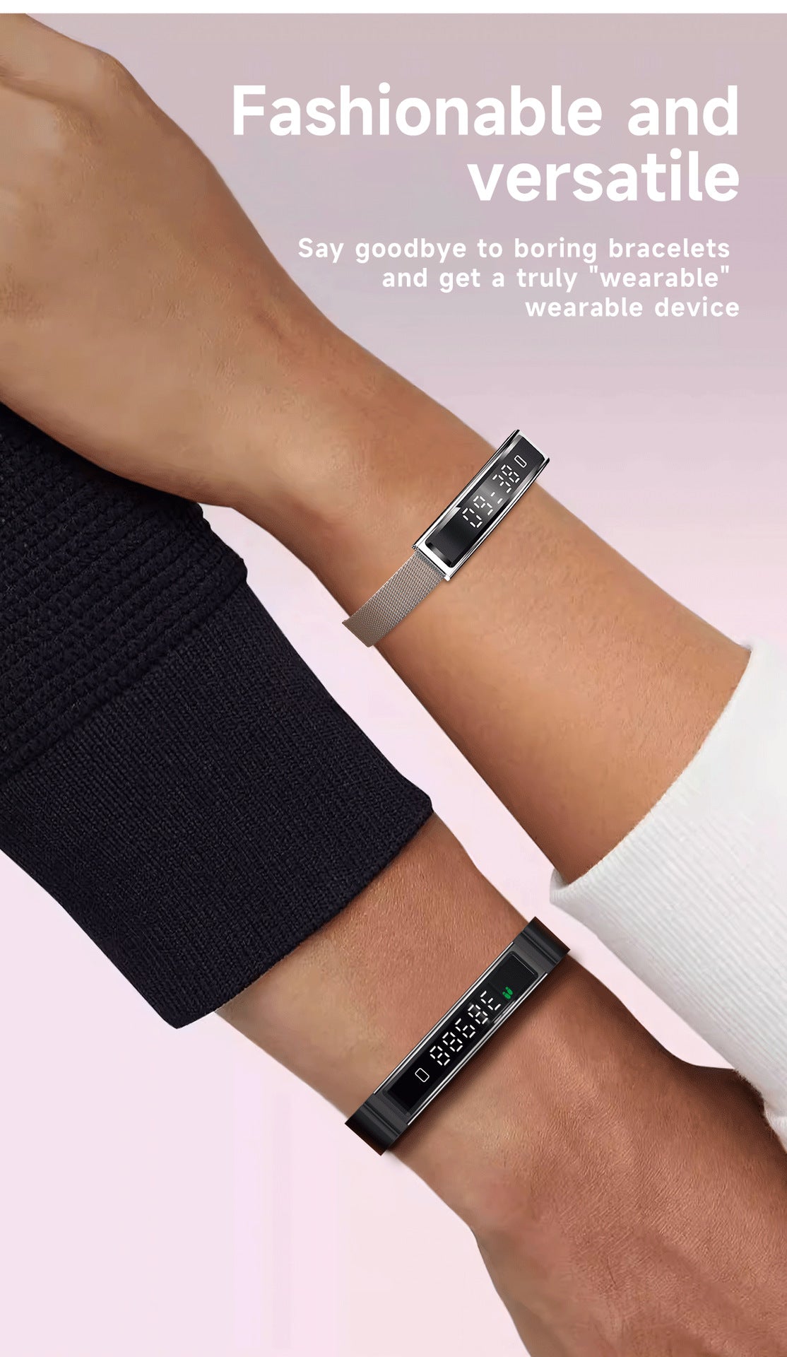 B3 Smart Bracelet – Heart Rate, Sleep & Blood Oxygen Tracking
