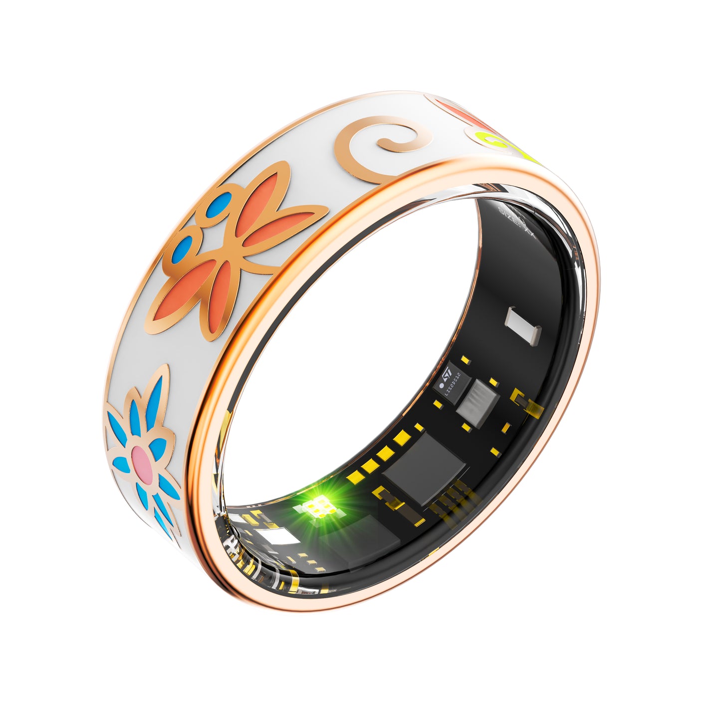 R18 Women’s Smart Ring – Heart Rate, Blood Oxygen & Sleep Tracking