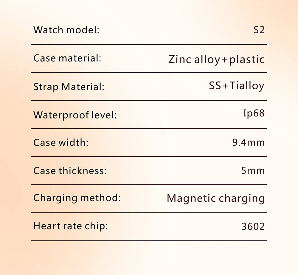 S2 Smart Bracelet | Waterproof Fitness Tracker with Heart Rate, SpO₂, Sleep & Calorie Monitor