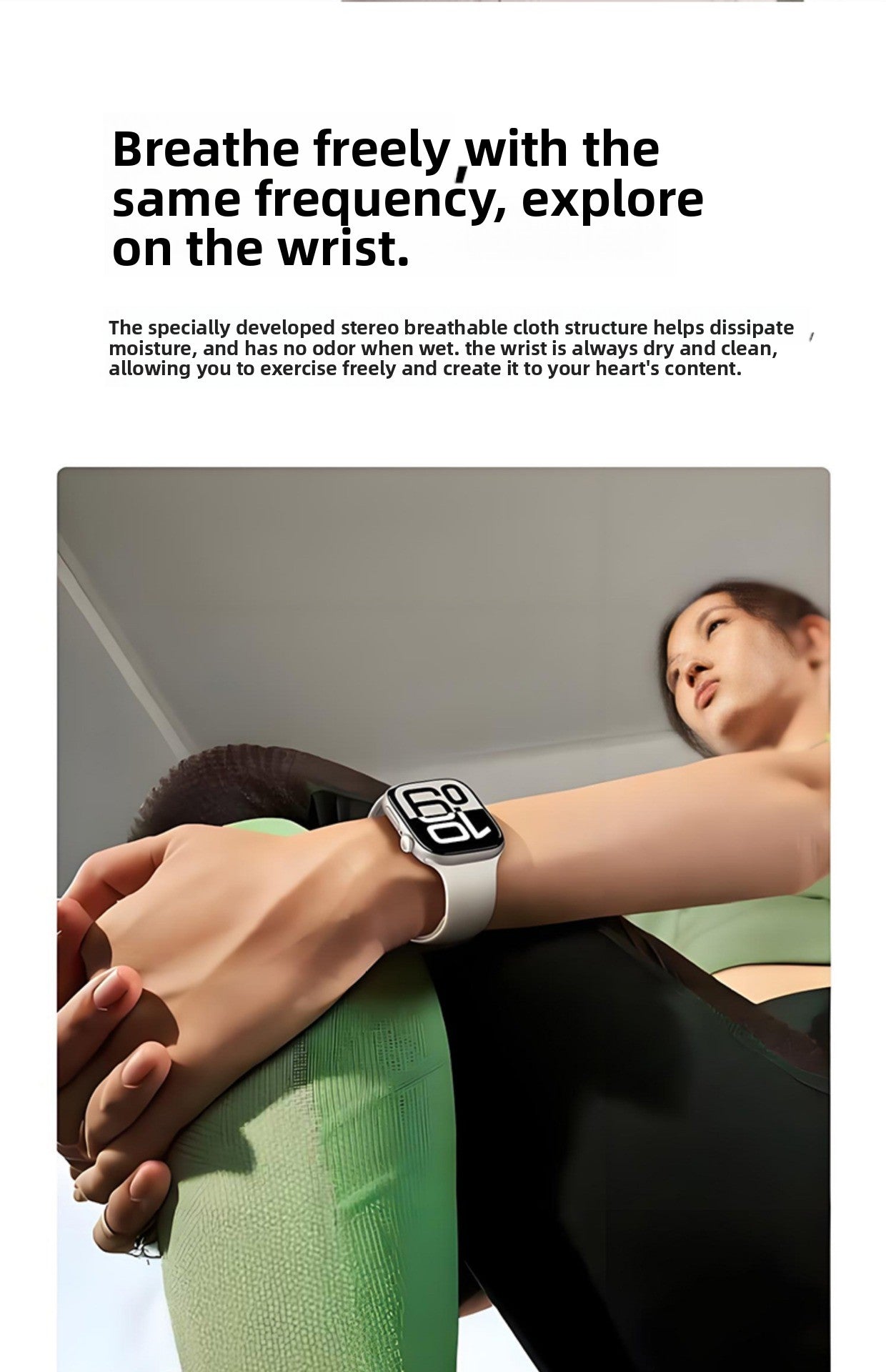 Liquid Silicone Sport Band for Apple Watch S10/S9/S8 – Soft, Durable, Official Style