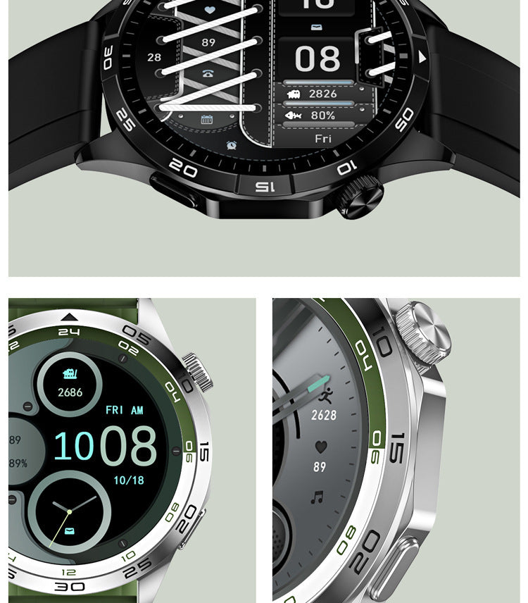 KM29 Smartwatch | 1.43" AMOLED Round Screen, Bluetooth Call, Waterproof, Health Tracking