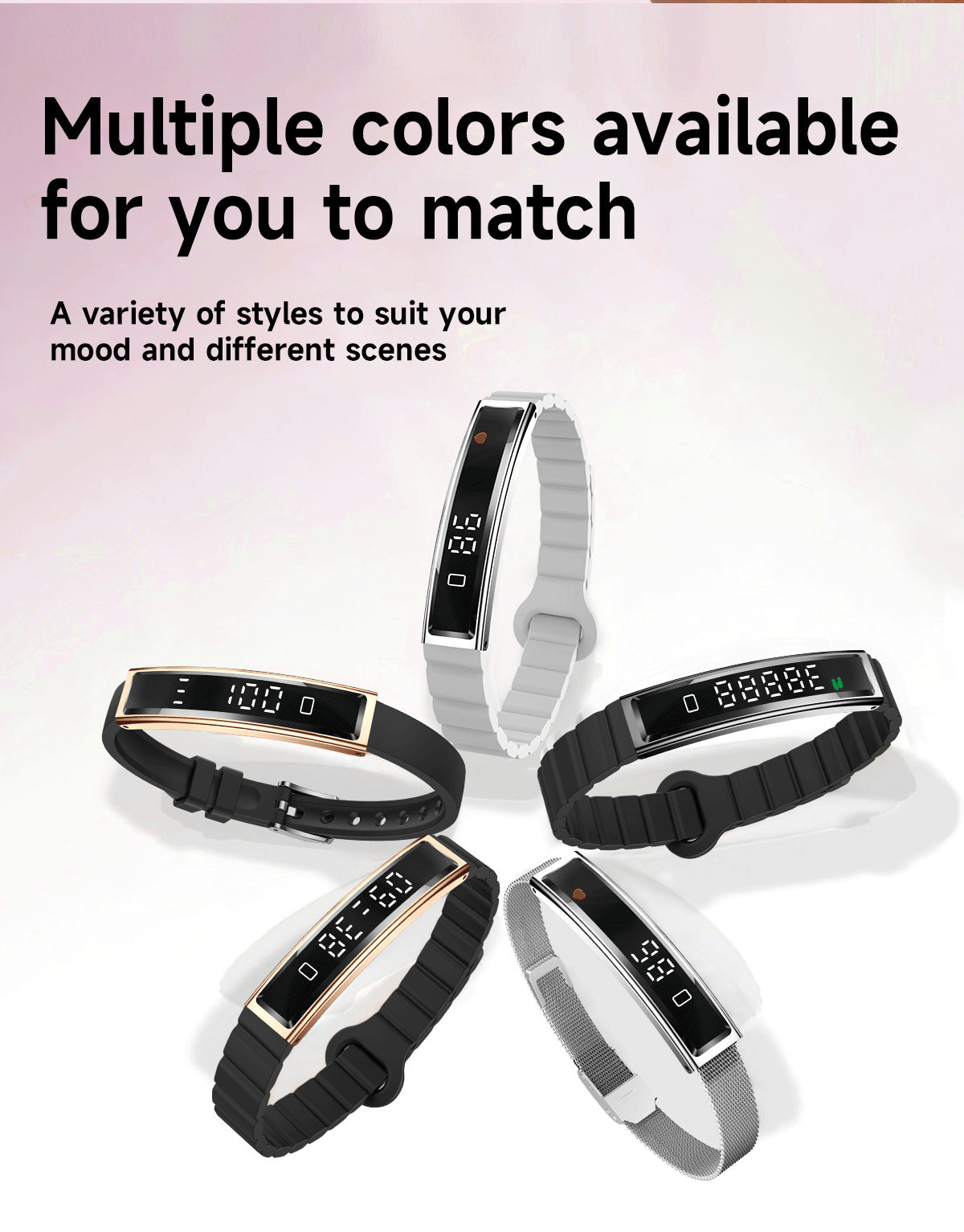 B3 Smart Bracelet – Heart Rate, Sleep & Blood Oxygen Tracking