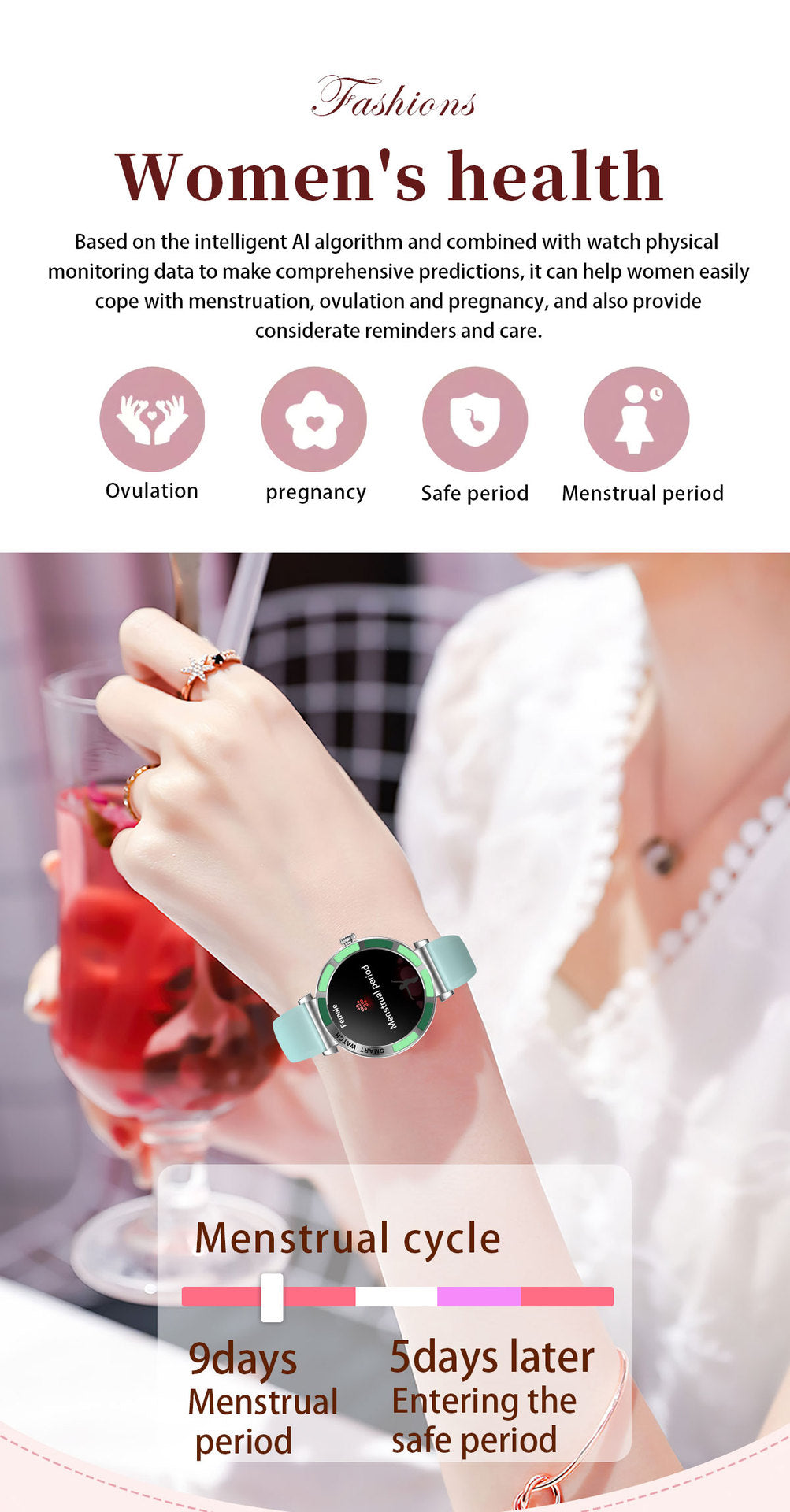 H20 Smart Watch – 1.69″ HD Screen, Bluetooth Calls & Waterproof Fitness Tracker
