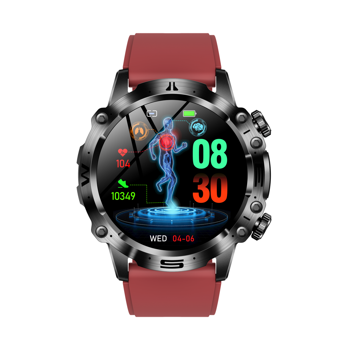 ET482 Smartwatch – ECG, Heart Rate & Fitness Tracking with Bluetooth Call