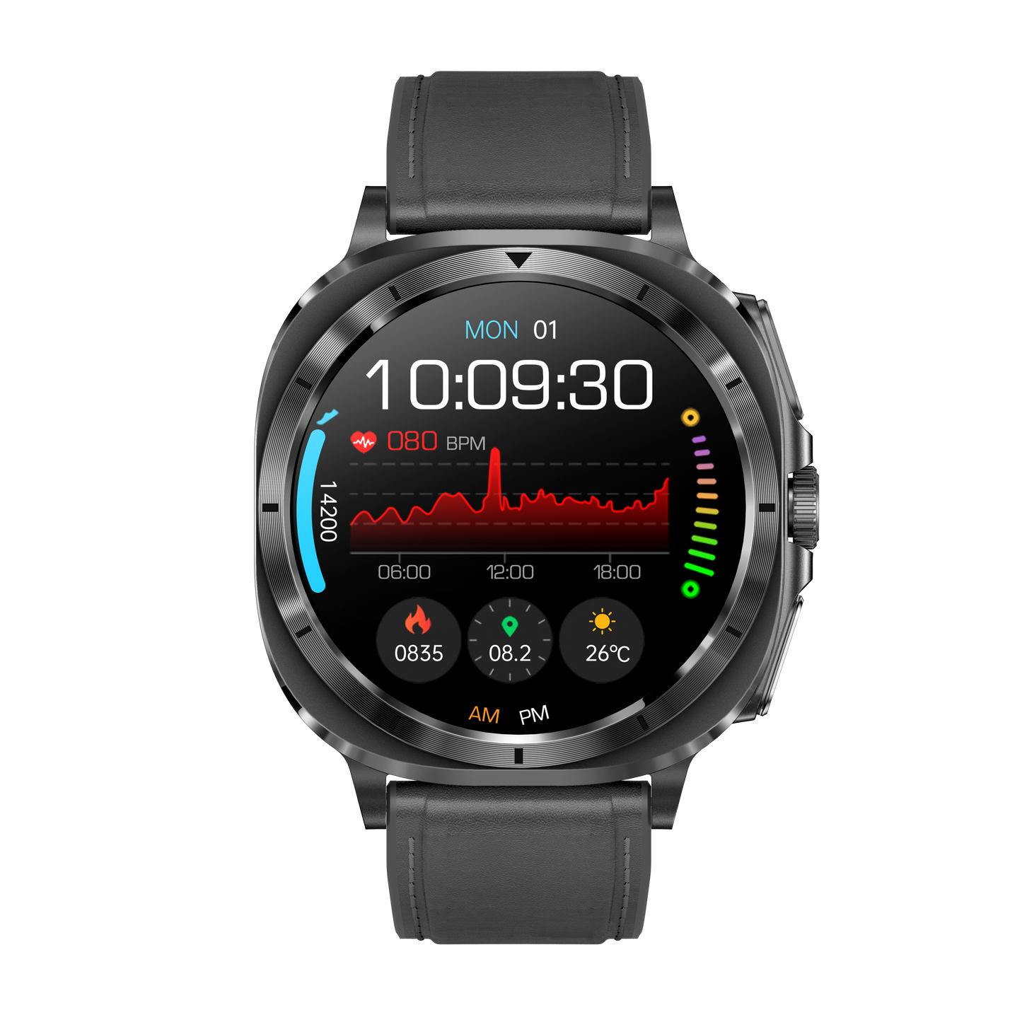ET492 Smartwatch – Blood Glucose, Blood Oxygen & Health Monitoring with Bluetooth Call