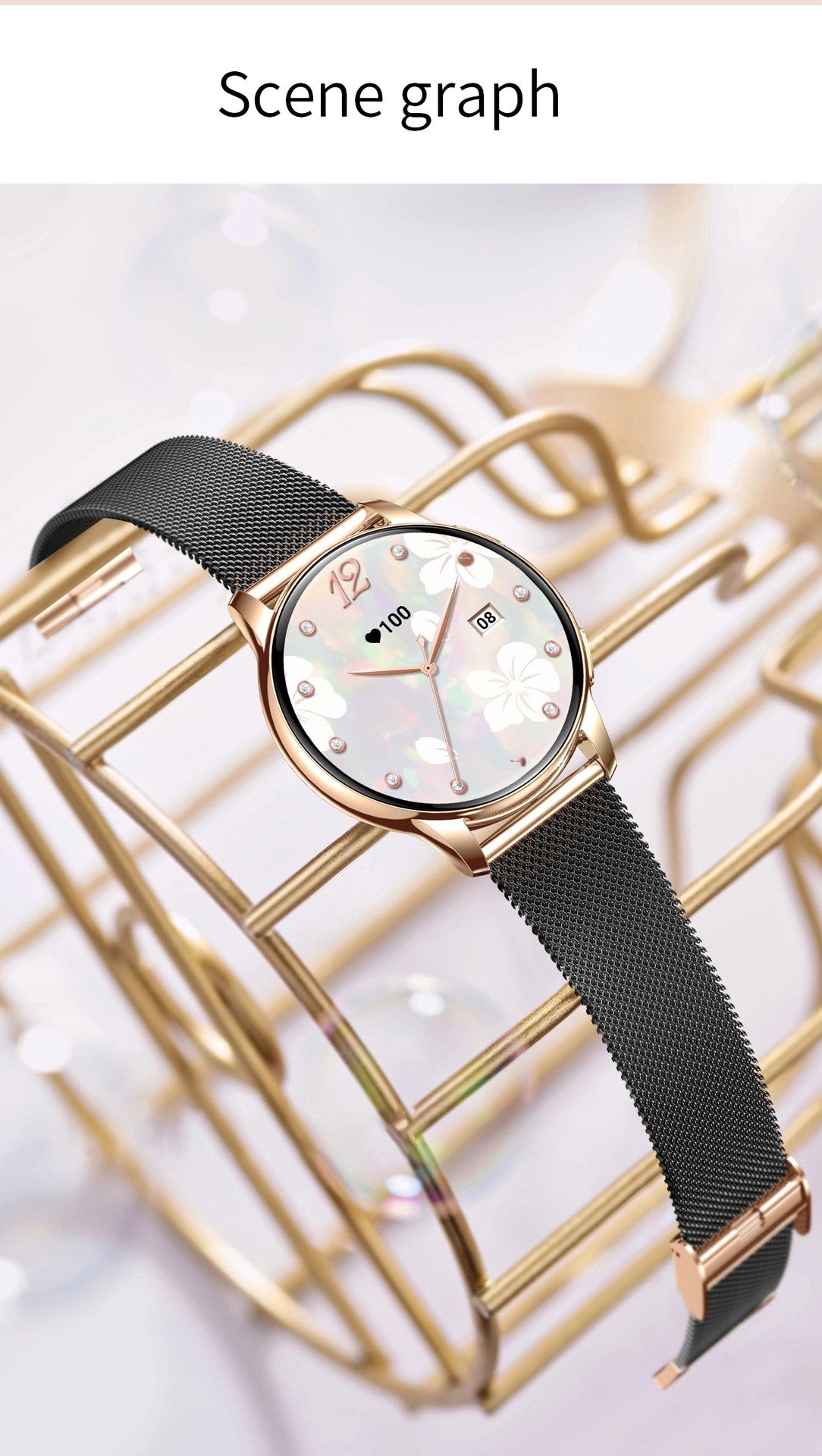 Y11 Elegant Smartwatch for Women | AMOLED Round Screen, Bluetooth Calling, Health & Fitness Monitor