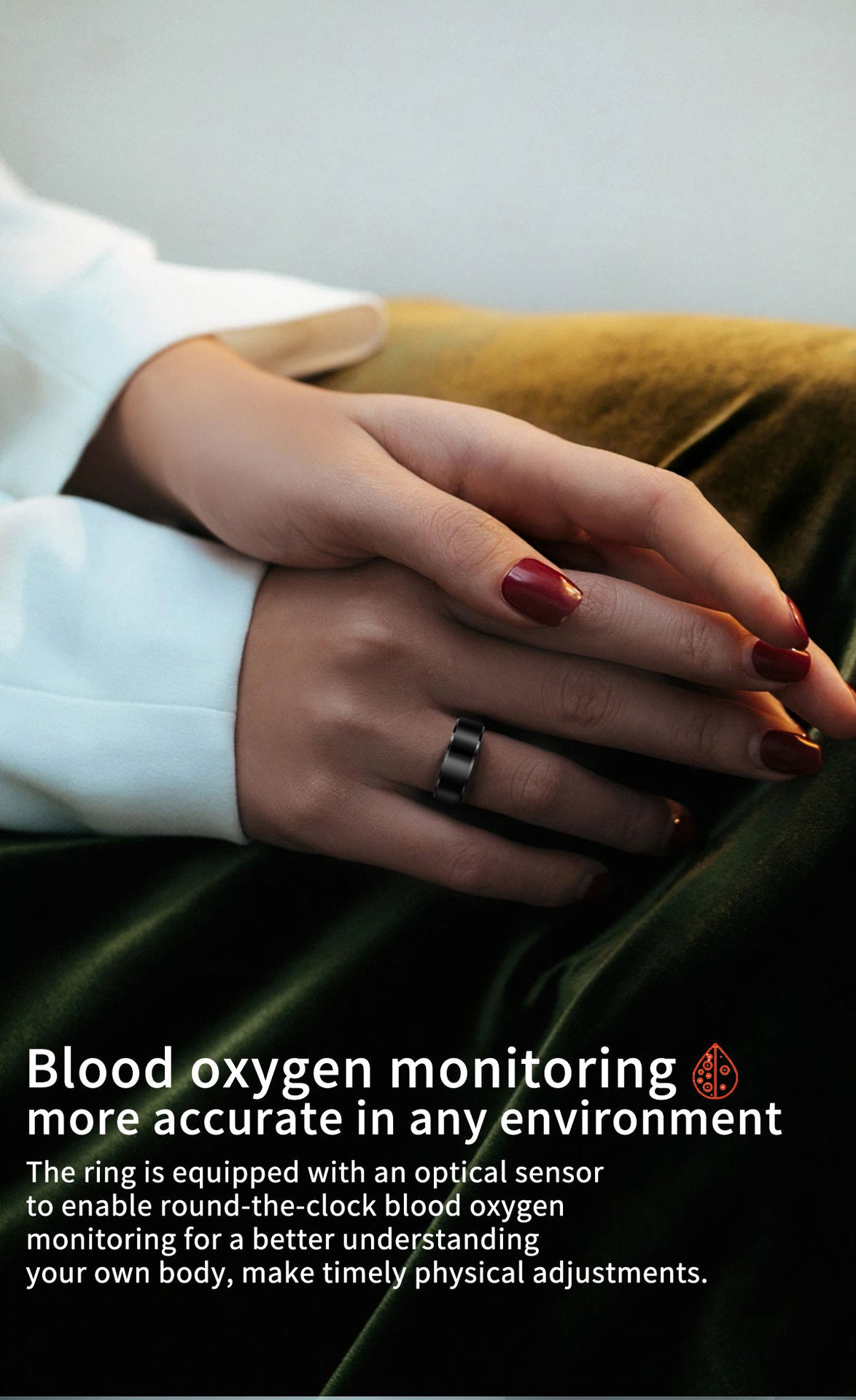 R6 Smart Ring – Heart Rate, Blood Pressure & Sleep Tracker