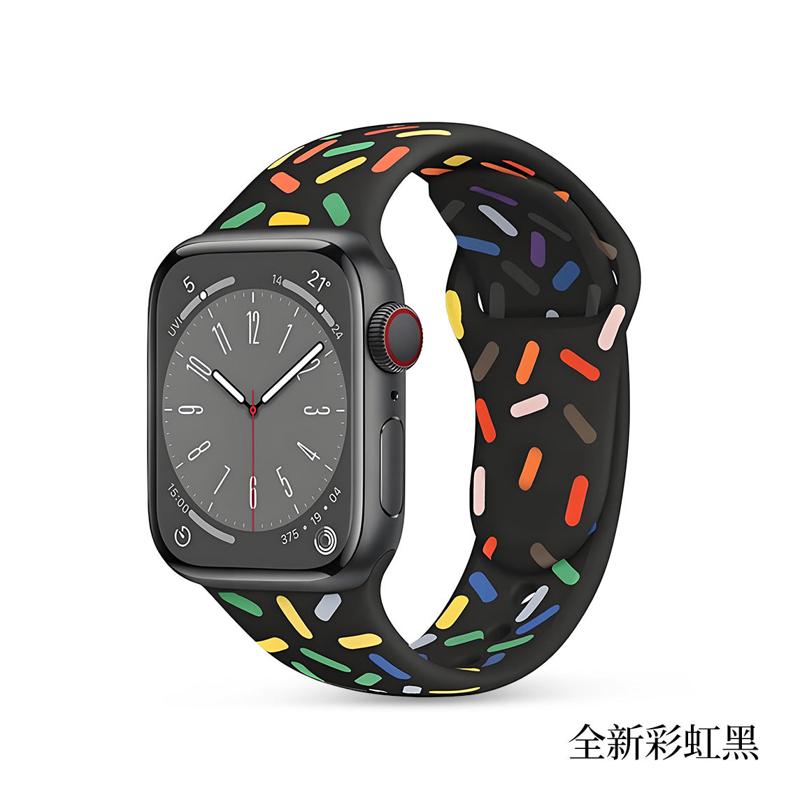 Liquid Silicone Sport Band for Apple Watch S10/S9/S8 – Soft, Durable, Official Style