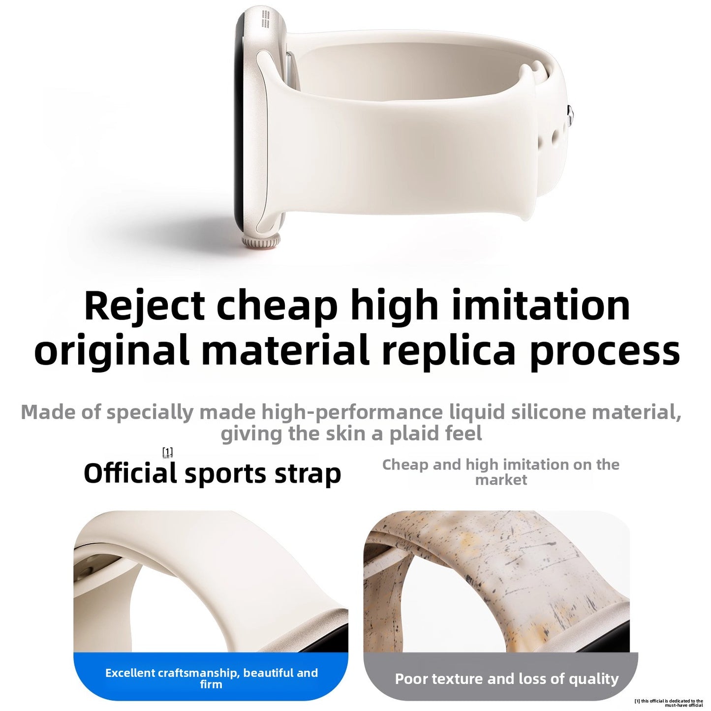 Liquid Silicone Sport Band for Apple Watch S10/S9/S8 – Soft, Durable, Official Style