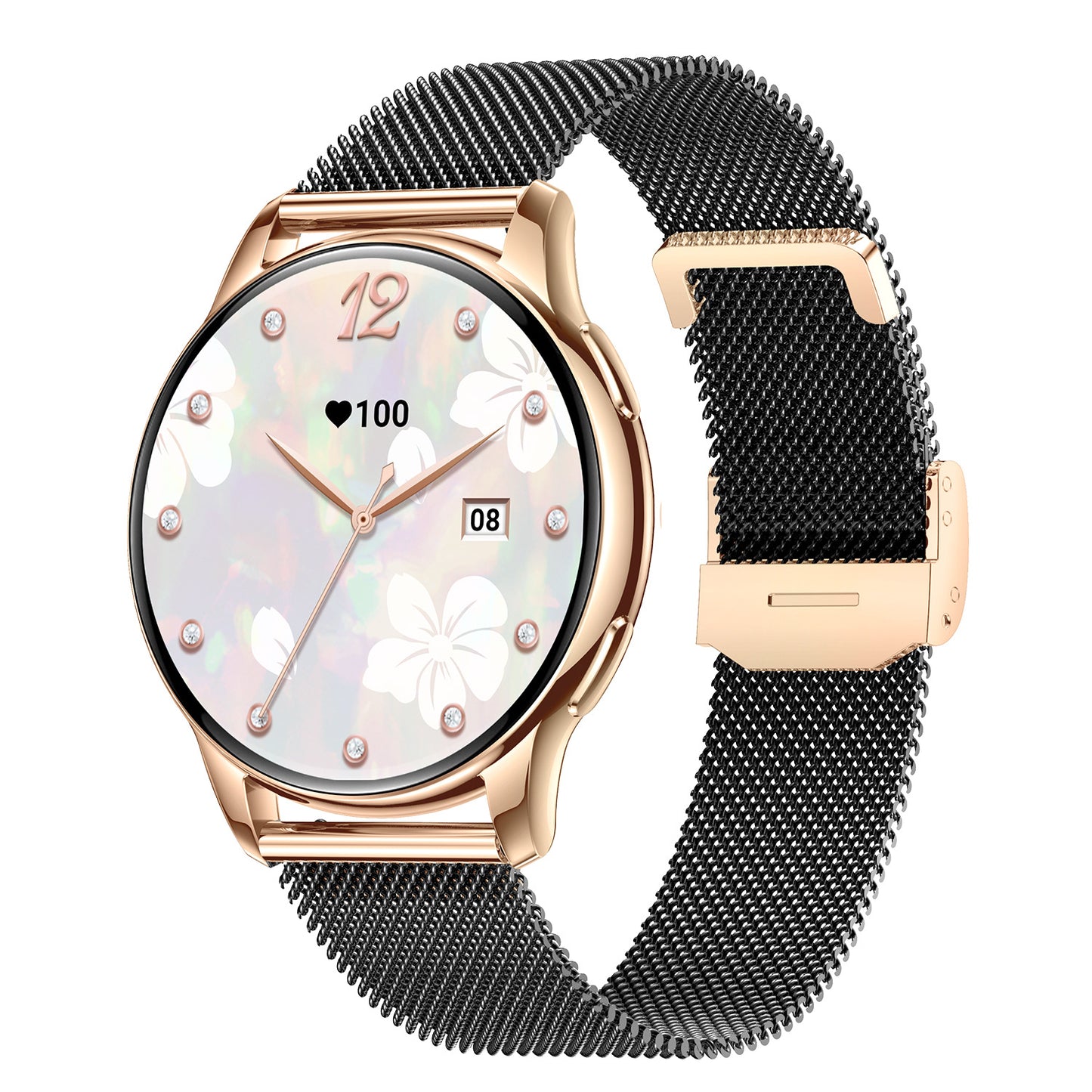 Y11 Elegant Smartwatch for Women | AMOLED Round Screen, Bluetooth Calling, Health & Fitness Monitor