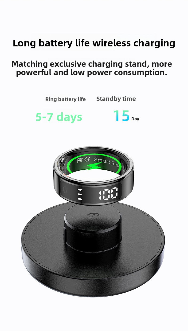 R11 Smart Ring – Gesture Control, Health Tracking & LED Display
