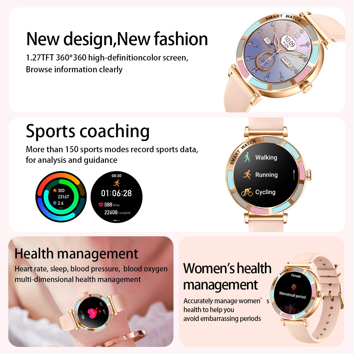 H20 Smart Watch – 1.69″ HD Screen, Bluetooth Calls & Waterproof Fitness Tracker