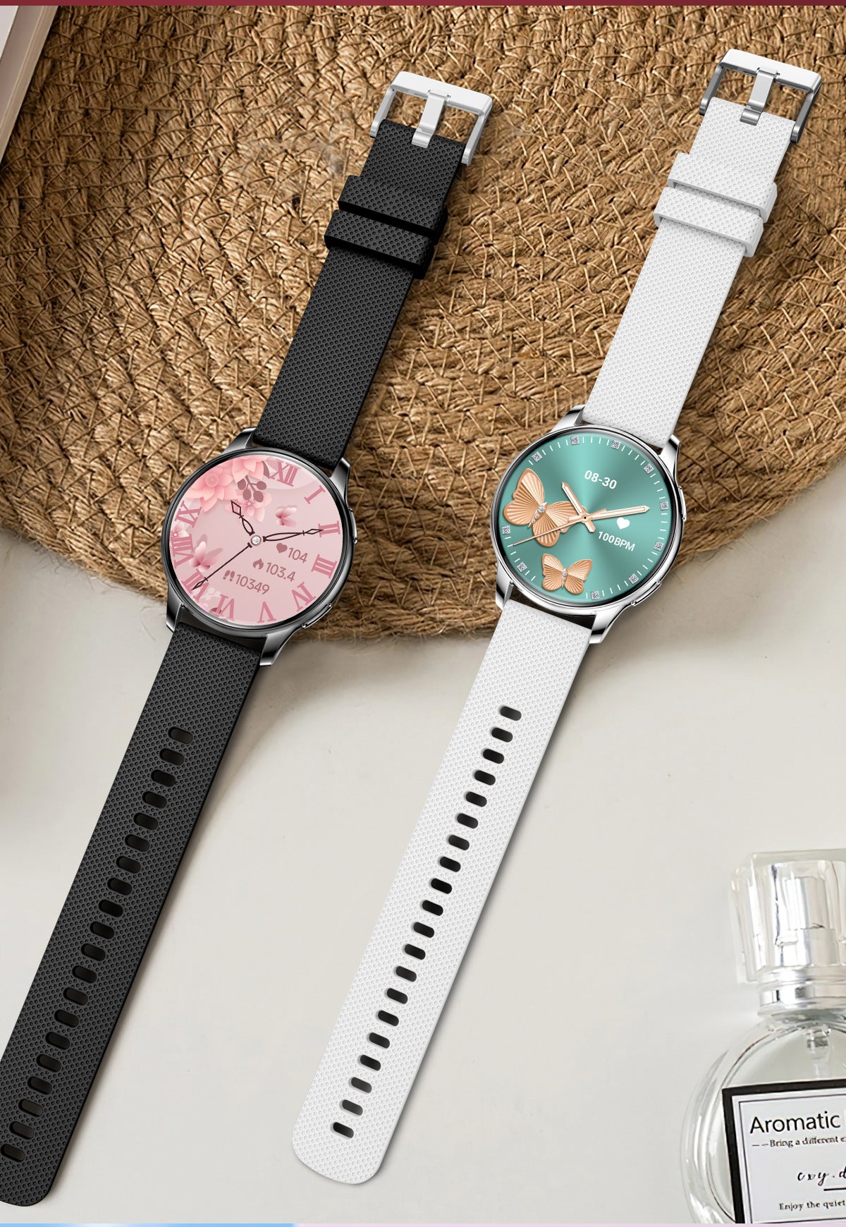 Y11 Elegant Smartwatch for Women | AMOLED Round Screen, Bluetooth Calling, Health & Fitness Monitor