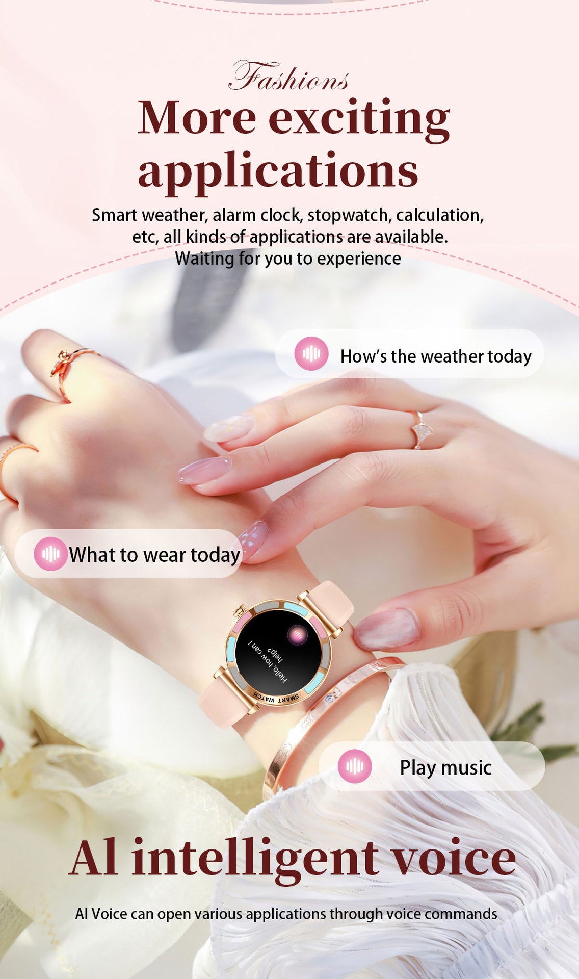 H20 Smart Watch – 1.69″ HD Screen, Bluetooth Calls & Waterproof Fitness Tracker
