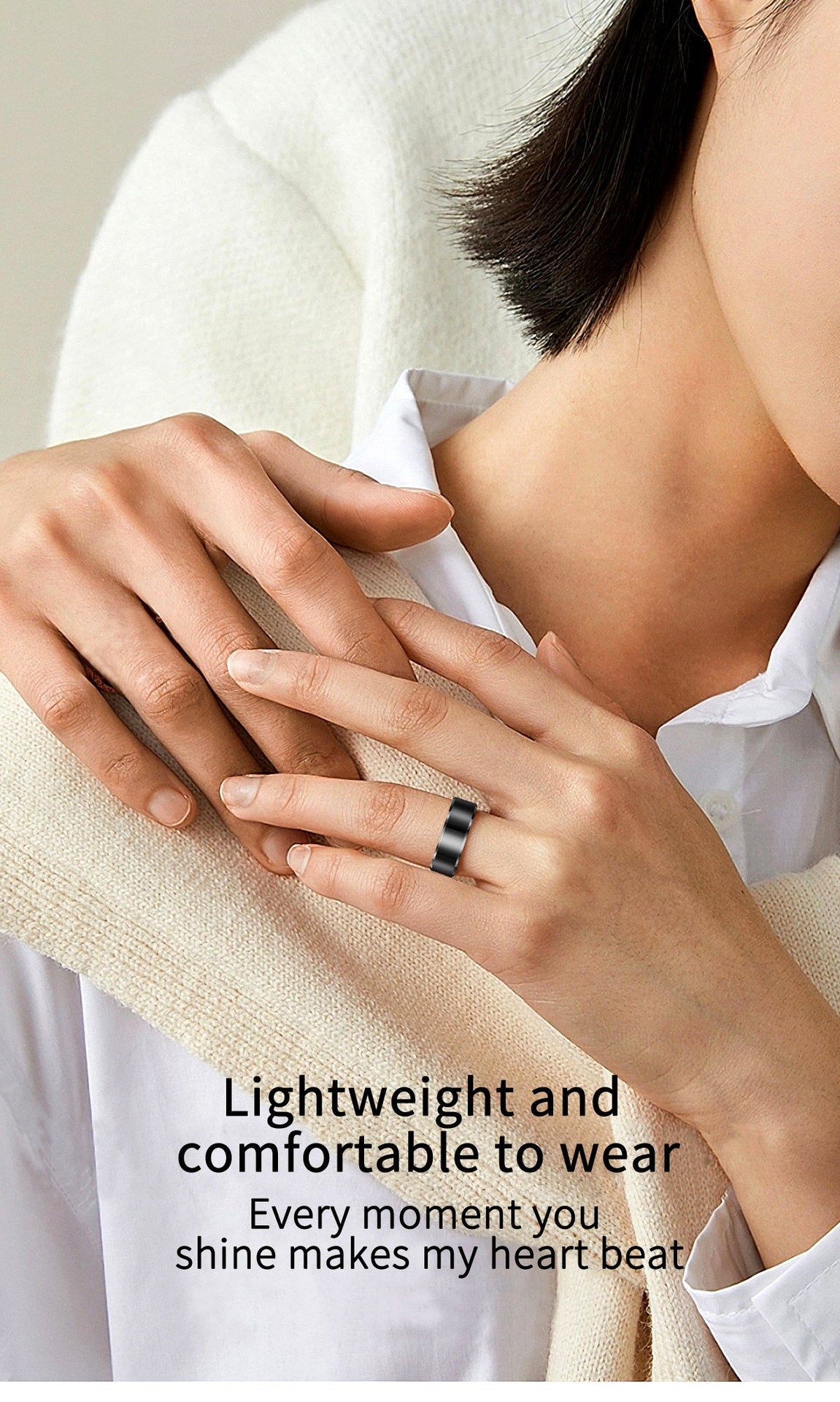 R6 Smart Ring – Heart Rate, Blood Pressure & Sleep Tracker