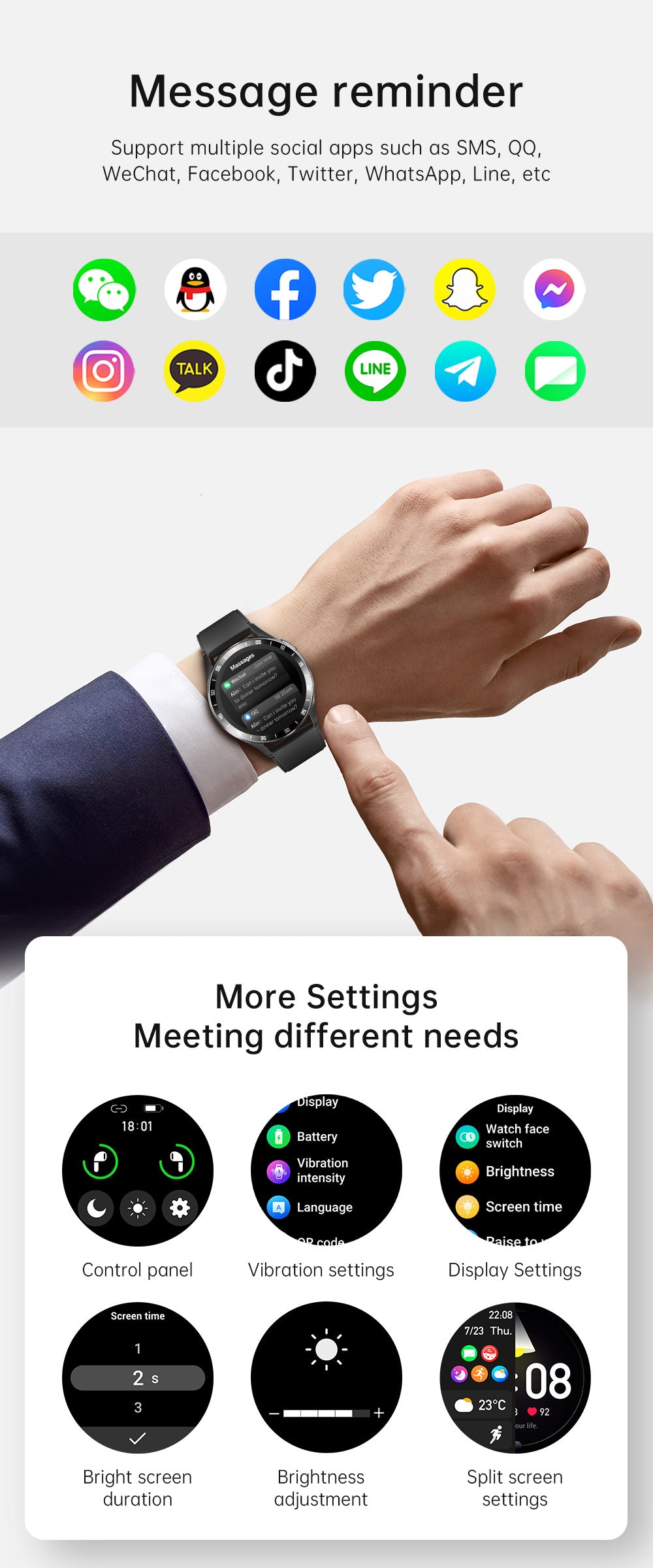 X10 Smartwatch with TWS Earbuds | 1.39" HD Screen, Waterproof, Bluetooth Call, Ultra-Thin Design