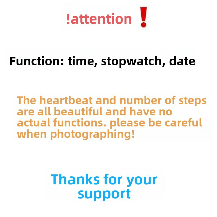 LED Student Electronic Watch – Korean Style, Colorful Light, Unisex Sports Design