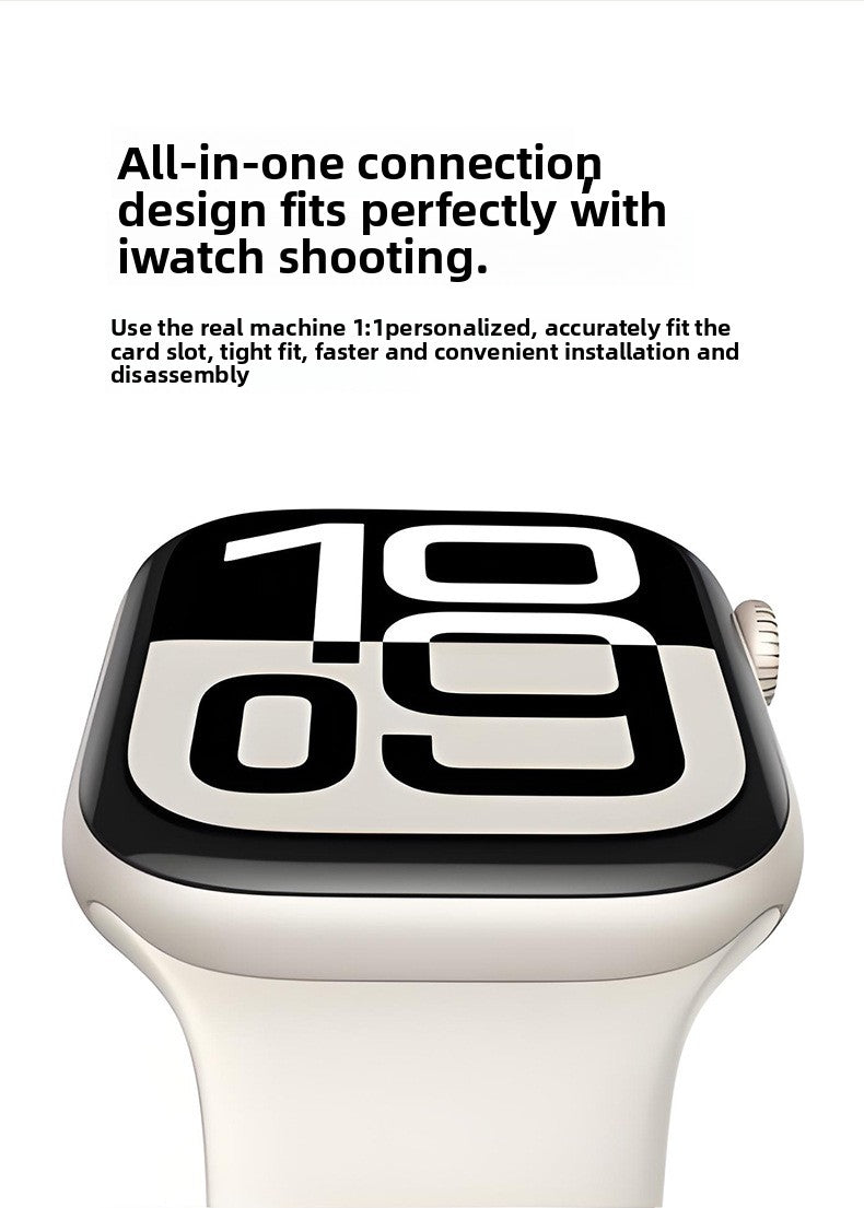 Liquid Silicone Sport Band for Apple Watch S10/S9/S8 – Soft, Durable, Official Style