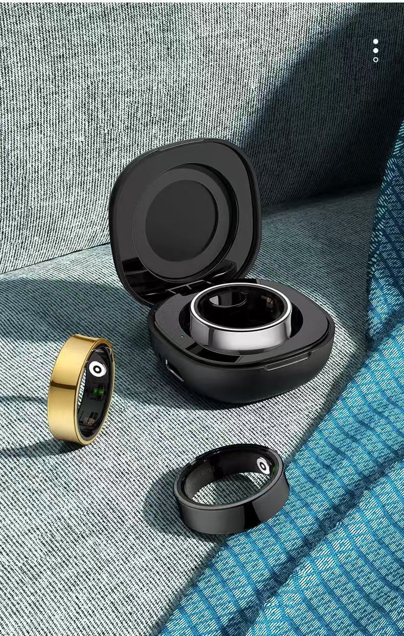 R02 Smart Ring | Health & Sleep Tracker – Heart Rate, SpO₂, Step, Remote Control