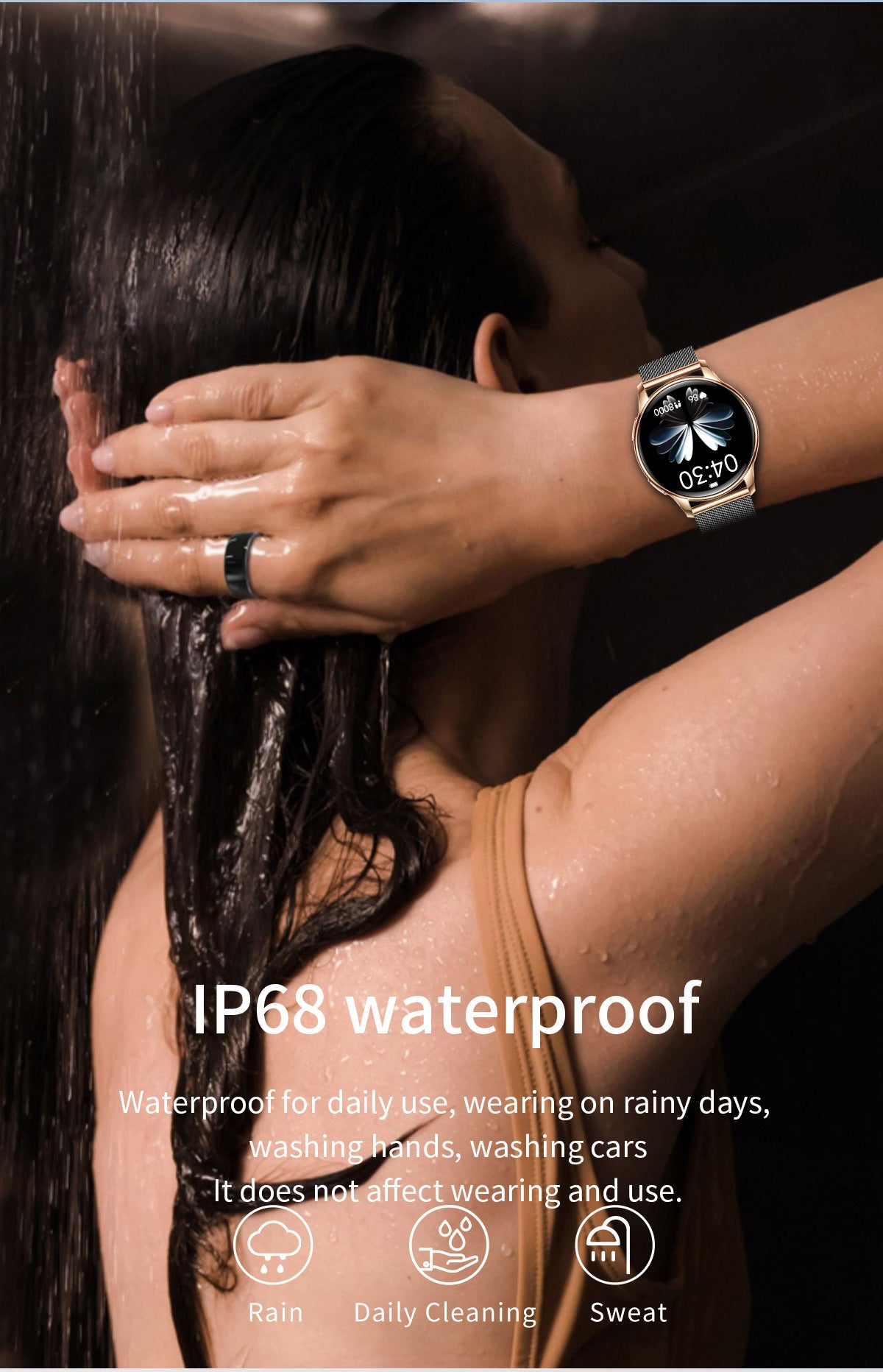 Y11 Elegant Smartwatch for Women | AMOLED Round Screen, Bluetooth Calling, Health & Fitness Monitor