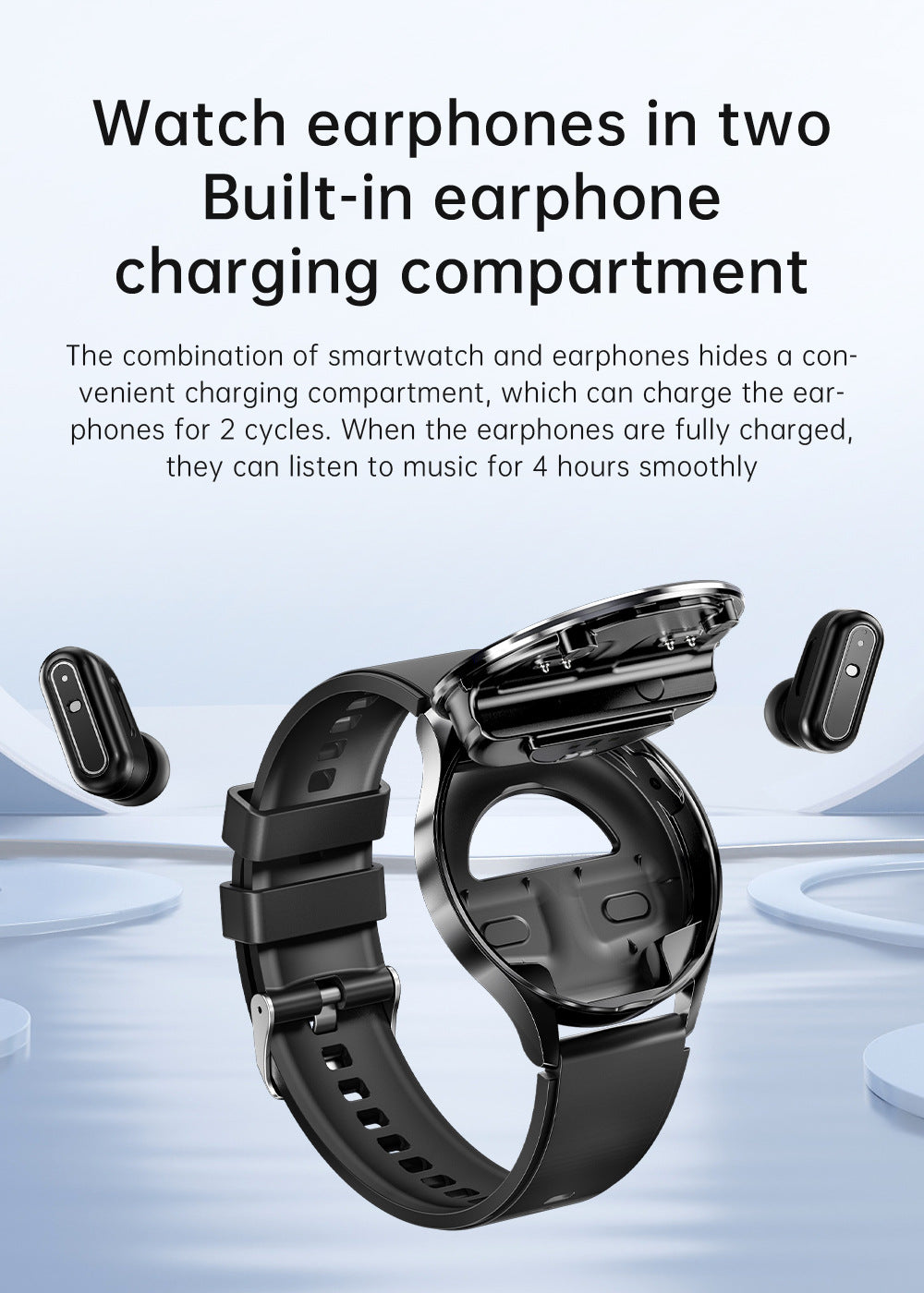 X10 Smartwatch with TWS Earbuds | 1.39" HD Screen, Waterproof, Bluetooth Call, Ultra-Thin Design