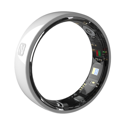 R8 Ceramic Smart Ring – Heart Rate, Blood Oxygen & Sleep Tracking