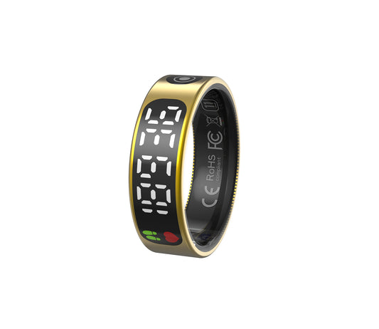 R9 Smart Ring – Touchscreen ECG, Heart Rate & Blood Oxygen Monitor