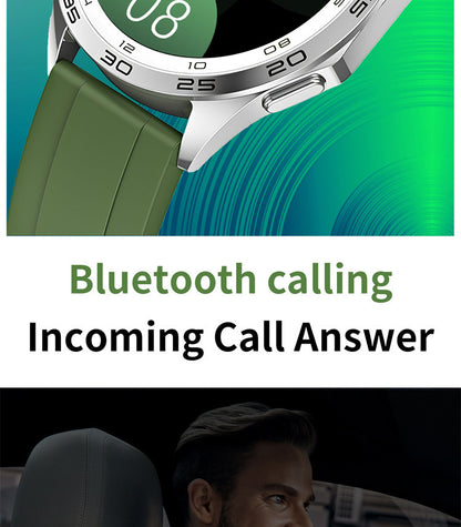 KM29 Smartwatch | 1.43" AMOLED Round Screen, Bluetooth Call, Waterproof, Health Tracking